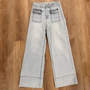 Altar'd State Light Denim Flare Jeans